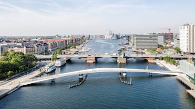 Also shortlisted is the Lille Langebro bridge in Copenhagen, Denmark. Photo: Rasmus Hjortshoj / WilkinsonEyre