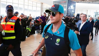 Steve Smith was stripped of his Australia captaincy and banned for 12 months for his part in the ball-tampering scandal. Nic Bothma / EPA