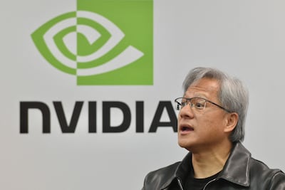Nvidia chief executive Jensen Huang. AFP