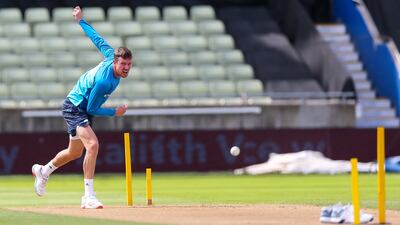 England bowler Jake Ball.