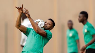 Senegal's Keita Balde controls the ball. AP Photo