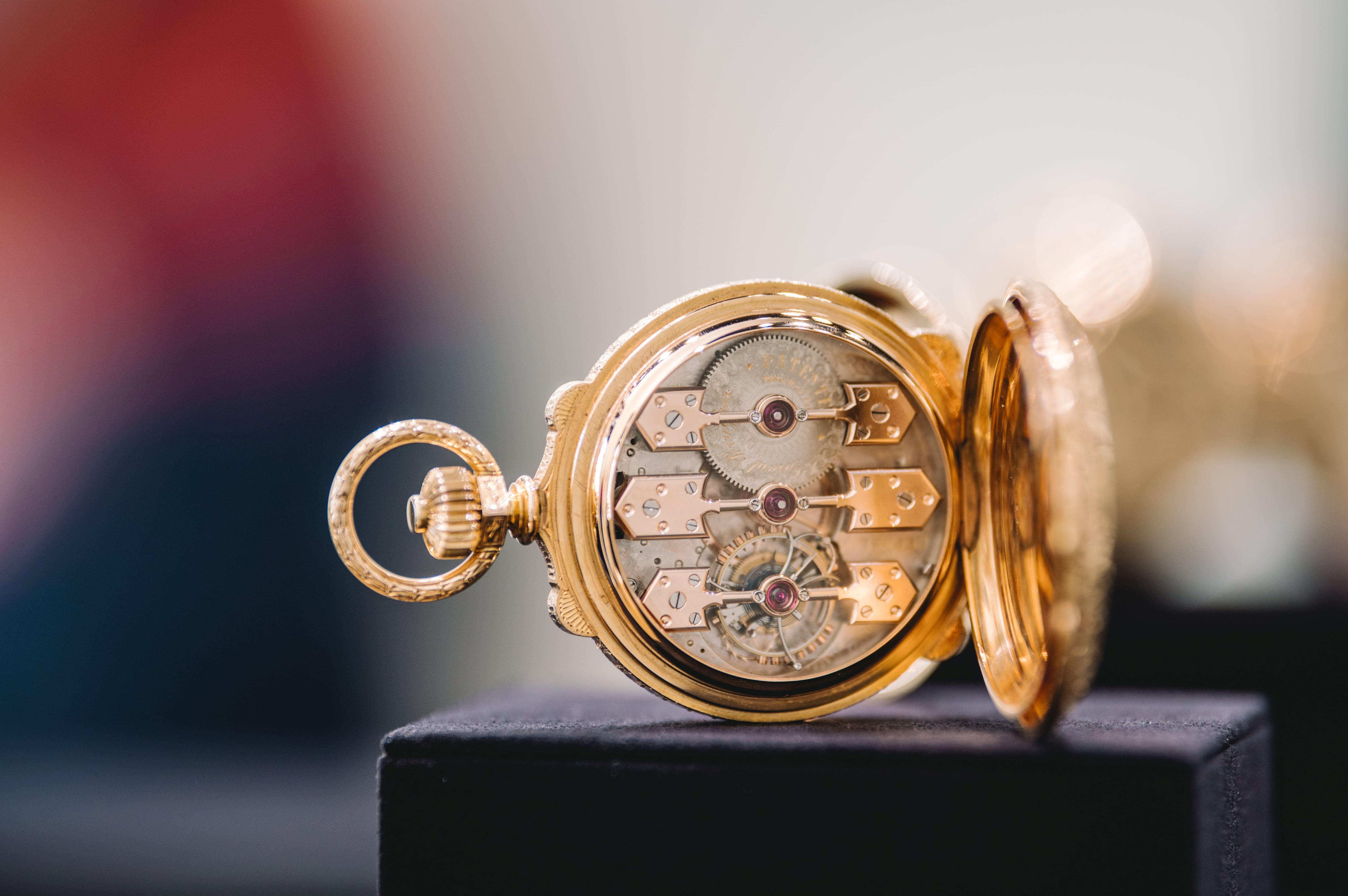 The La Esmeralda tourbillon pays tribute to a historic pocket watch that won a gold medal at the 1889 Paris Universal Exhibition. Photo: Girard-Perregaux