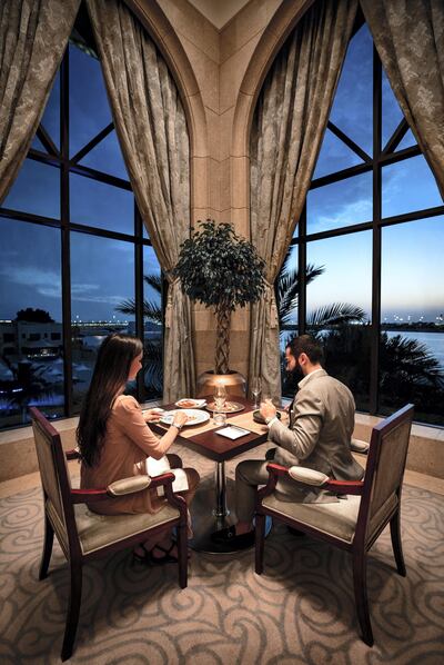 French restaurant Bord Eau has a set menu for NYE. Courtesy of Shangri-La Hotel, Qaryat Al Beri