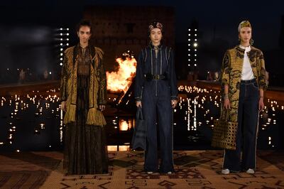 Looks from the Cruise 2020 collection. Getty Images