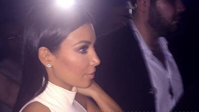 The socialite Kim Kardashian in Abu Dhabi. Felicity Campbell