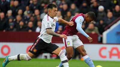 Lisandro Martinez earns £120,000 a week at Manchester United. AFP