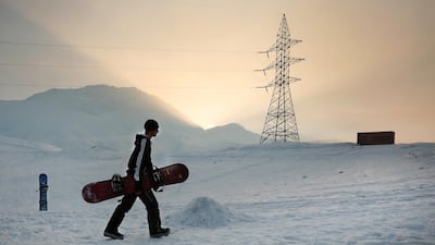 To fight the impact of years of violence and drug abuse, young Afghans have taken on a new sport, snowboarding. EPA