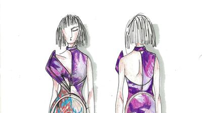 Sketches by Egyptian-Italian label Maison Farah Wali