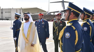Sheikh Mohammed bin Rashid, Vice President and Ruler of Dubai, says the security role played by the Armed Forces has been critical to the UAE's success