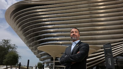 Yousuf Caires, executive director, Expo City Dubai Foundation, wants to motivate young people to become entrepreneurs. Chris Whiteoak / The National