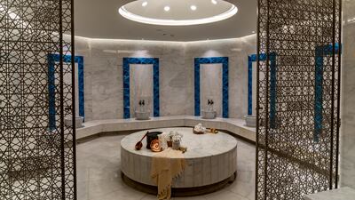 The traditional Turkish hammam at Naturelife Spa