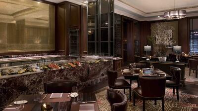 J&G Steakhouse at St Regis Dubai. Courtesy St Regis Dubai