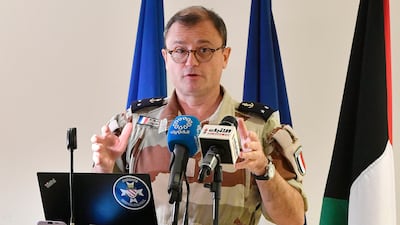 Vice Admiral Emmanuel Slaars, Deputy Chief of Staff for Operations, said France would remain committed to defending its allies in the region. AFP