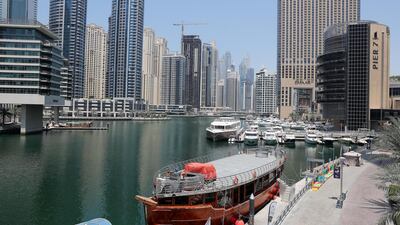 Dubai Marina is popular with tenants and buyers, says Mario Volpi, as it caters for secondary and primary markets and offers ready and under-construction units. Pawan Singh / The National) For News/Online/Instagram