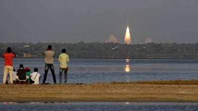 India's fourth navigational satellite, the PSLV-C27, being launched in Sriharikota, India on March 28, 2015. India is on it's way to becoming the fourth nation to launch its own satellite navigation system, with the Indian Regional Navigation Satellite System (IRNSS) due to be operational later in 2016. Arun Sankar K/AP Photo