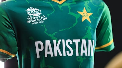 Pakistan’s 2021 T20 World Cup jersey. Photo: Pakistan Cricket Board / Twitter