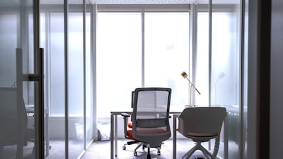 Private offices still get plenty of natural light.