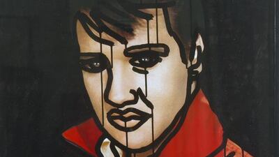 KEITH HARING. Elvis Presley. Courtesy of Keith Haring Foundation