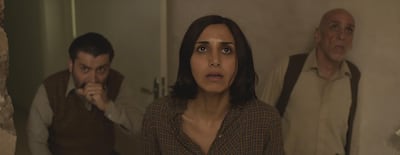 Ray Haratian, Narges Rashidi and Hamid Djavadan in Under the Shadow. Photo: Wigwam Films