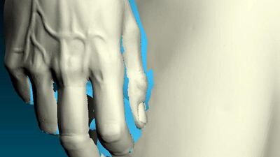 High-tech cameras and laser scanners capture details of the Michelangelo's David at the Accademia Gallery Museum in Florence. Courtesy: Italy Pavilion at Expo 2020 Dubai