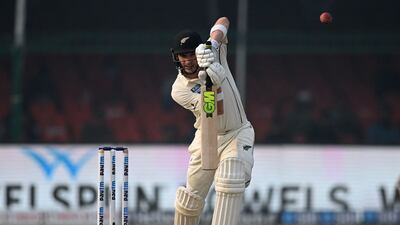 New Zealand's Will Young remained not out on 75 at stumps on day two. AFP