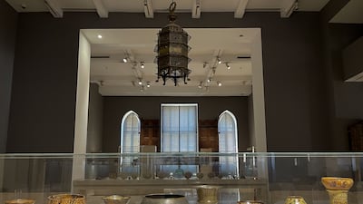 Objects from the Mamluk era displayed in Museum of Islamic Art in Cairo.