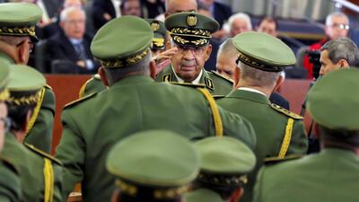 General Gaid Salah, 79, became the nation’s most powerful figure following the resignation of Algeria’s last president Abdelaziz Bouteflika, in April.. EPA