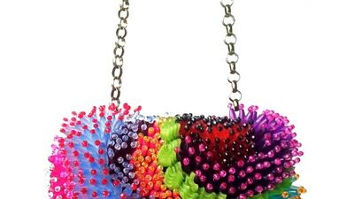 A coral-reef-inspired clutch designed by Ken Samudio. Courtesy Ken Samudio