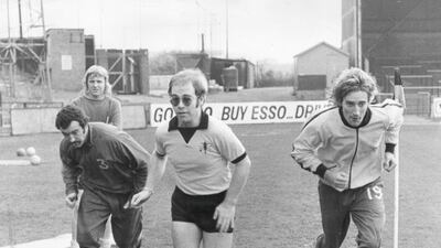 Sir Elton John has owned football team Watford on two separate occasions, and is now an honorary life president of the club. Getty Images