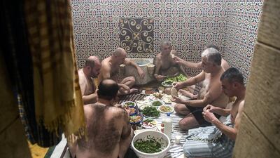 Shortages of water and power across war-torn Syria have turned the bathhouses into a refuge for those wanting to wash in warm water during winter.