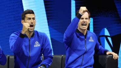 Novak Djokovic has joined forces with Andy Murray, right, inviting the latter to be part of his coaching team for the 2025 season. Getty Image