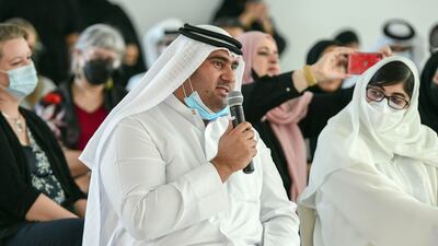 Emirati artist Abdulla Lutfi will be holding a workshop at the Smithsonian Folklife Festival, teaching attendees how to generate art with his signature black and white style.