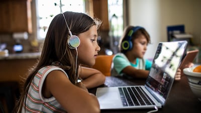 Could online schools become a viable alternative to traditional methods now the pandemic is well and truly over? Getty Imgaes