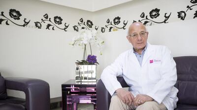 Nic Isse has done hundreds of eyelash transplants, which can replace damaged or lost lashes. Christopher Pike / The National