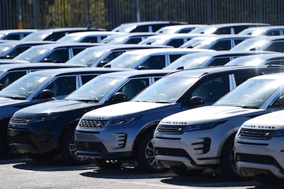 Jaguar Land Rover production was hit by a cyber attack in 2025. Getty Images
