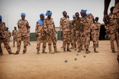 Members of Minusma's Chadian contingent in Kidal, Mali. Reuters