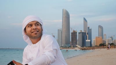 Yousif Al Katheeri, the Emirati behind the @InstaAbuDhabi Instagram account. Delores Johnson / The National