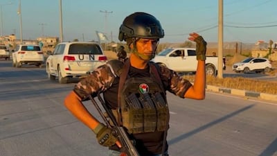 Yasser Abu Shabab, leader of the Israeli-backed gang in Gaza. The group is opposed to Hamas. Photo: Supplied