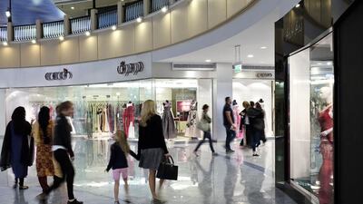 It has created a boulevard retail experience by eschewing the conventional “cluster” of similar shops that most of the UAE’s malls favour, allowing for a more natural mix with stores from different retail categories sitting alongside each other. Delores Johnson / The National