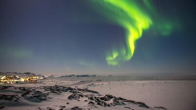 Winter in Greenland brings milky, ghost-white skies, and is the best time to catch the Northern Lights. Courtesy Ishay Govender-Ypma