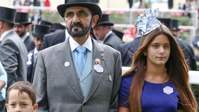 Sheikha Aljalila and Sheikh Zayed attended the race with their father. Wam