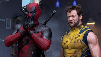 Ryan Reynolds as Deadpool/Wade Wilson and Hugh Jackman as Wolverine/Logan in Deadpool & Wolverine. Photo: 20th Century Studios / Marvel