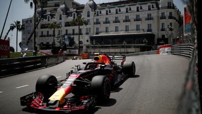 Red Bull’s Daniel Ricciardo in action during practice at the Monaco Grand Prix. Benoit Tessier / Reuters