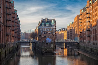 Fleetschlosschen in Speicherstadt, Hamburg. Getty Images