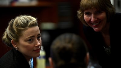 Heard and Ms Bredehoft on Wednesday. EPA