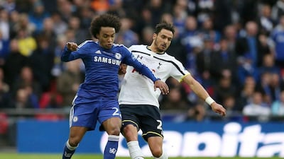 Right midfield: Willian (Chelsea) – An industrious presence on the right flank as Chelsea supplied the industry required to overcome Tottenham on Wembley’s big pitch. Matthew Childs / Reuters