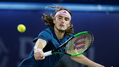 Tsitsipas in action. Reuters