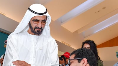 Sheikh Mohammed bin Rashid at the Special Olympics World Games.