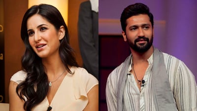 Bollywood stars Katrina Kaif and Vicky Kaushal tied the knot on December 9. AFP and Antonie Robertson / The National