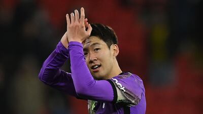 Tottenham Hotspur's South Korean striker Son Heung-min, £41.84m. AFP
